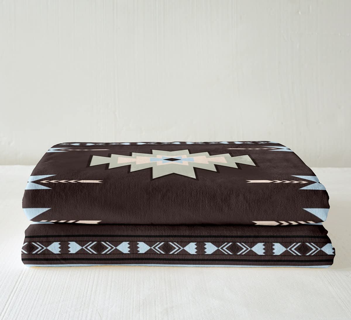 Western Decor Vintage Exotic Indian Geometry Blanket 60